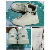 PULL& BEAR卡其色綁帶休閒鞋#男女皆可穿