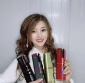 現貨 新款玫瑰型捲髮器 全自動360度螺旋無線液晶顯示懶人捲髮棒