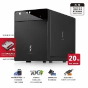 PROBOX HF7-SU31C USB 3.1 Gen-II 3.5/2.5吋 四層式儲存硬碟外接盒