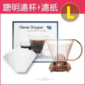 【HOTAI購】跨年慶【台灣Mr.Clever】C-70777手沖咖啡聰明濾杯大容量500ml/盒_每盒附濾紙100張+滴水盤1入+上蓋1入(3款任選) #兌點攻略 #春節出遊