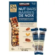 (店+)【Kirkland Signature 科克蘭】堅果棒 黑巧克力風味 40公克 X 24條