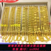 招財貓商鋪 💥新品特惠限時下殺💥仿真黃金鍊子999實心粗大24k不掉色個性鍍金首飾越南沙金項鍊男士