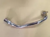SMAX 155 白鐵 前段 排氣管 ( 前管 前段 分離式 51MM 排氣管 鯉魚嘴 台蠍 毒蛇 吉村 S MAX 蠍