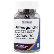 【iHerb】Nutricost, 南非醉茄軟糖，什錦漿果味，1200 毫克，60 粒（每粒軟糖 600 毫克）
