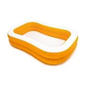(店+)【INTEX】桔色長方型游泳池229x147x46cm_600L_3歲+57181