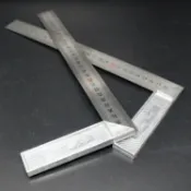 阿嫲的百寶屋 不銹鋼角尺拐尺90度木工尺多功能角度尺30cm三角尺加厚水平直角尺{鑫弘-工葉電器}可開發票