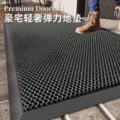 全球選品1館 生活百貨 入戶門彈力地墊高級別墅進門室外腳墊家用防滑戶外大門口耐磨墊子