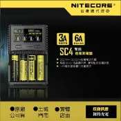 SC4【錸特光電 NITECORE台灣總代理】全兼容 充電器 6A充電 監測電池內阻 IMR電池修復 D4 D2 鋰電池