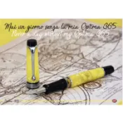 筆來筆趣》義大利🇮🇹Aurora Optima 365 陽光黃 yellow 18K 限量鋼筆
