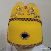 【蝦皮最低價】古代官帽戲曲烏紗帽狀元帽展昭帽龍帽演出道具黃梅戲戲曲帽