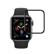 【百寶屋】Apple Watch 44mm 全螢幕3D曲面鋼化玻璃貼(黑邊)