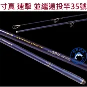 【世界釣具】免運🔥寸真 速擊 並繼35號405/425/450遠投竿 富士座 遠投 沉底 灘釣 海釣竿