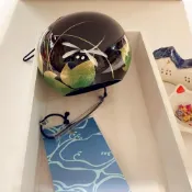 (店+)會津喜多方水晶玻璃風鈴-蜻蜓(大)