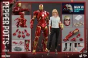 ~熊貓熊~全新 HOT TOYS MMS311 限定版 鋼鐵人3 馬克 MARK 9 小辣椒 組合包 維吉妮雅 波茲  