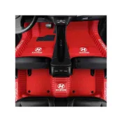 (店+)現代腳踏墊 高端橫紋汽車腳墊 SantaFe Elantra TUcson  ix35 ix45全包圍 防水防滑耐磨腳墊