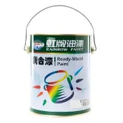 【虹牌】彩虹屋調合漆有光 純黃色 1G