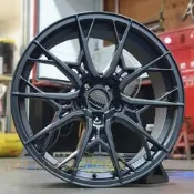 土城輪胎王 DATA FF13 20吋旋壓鋁圈 平光黑 5/112 5/114.3 野馬 Mustang
