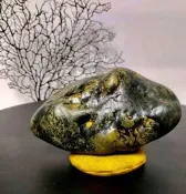 【自在翁】金瓜人物石　奇石雅石玉石雕龜甲石鐵丸石黑膽石戈壁石太湖石靈壁石壽山石雞血石田黃龍玉寶石彩陶石西瓜石玫瑰石南田石