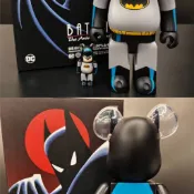 二手 BE@RBRICK BATMAN ANIMATED 100％ & 400％ 漫畫蝙蝠俠 400%+100%