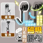 (店+)日系強力磁吸掛勾 磁鐵掛勾 磁鐵掛鉤 萬用掛鉤 旋轉掛鉤 釹鐵硼磁鐵 強磁掛鉤 五金掛勾 無痕掛勾 衣服掛勾