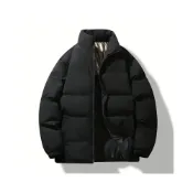 (店+)鋪棉外套男女生秋冬季加絨加厚棉服冬季黑色舒適柔軟保暖刷毛外套防寒防潑水防風外套戶外登山滑雪運動外套禦寒棉衣大尺碼飛行夹克輕羽絨外套父親節禮物送禮精選 4cc2