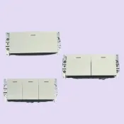 (店+)【Panasonic 國際牌】RISNA  白色埋入式螢光單開關 110V/220V 一開 兩開 三開 RISNA開關 RISNA蓋板
