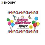 史努比【 SAS 日本限定 】史努比  SNOOPY  立體家族派對版 生日卡片 / 祝賀卡片