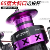 釣魚線輪 捲線器 水滴輪 魚捲線器 紡車輪 魚線輪 漁輪 新大斜口全金屬線杯遠投輪遠拋金屬漁輪海杆拋竿海竿魚線輪