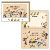【莫莫日貨】hallmark 日本原裝進口 正版 Snoopy 史努比 立體音樂 生日卡片 生日卡 賀卡 82626