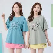 【betty’s 貝蒂思】網路獨賣★寬版喵喵貓狗樂園圖案T-shirt(共四色)