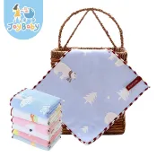 JOYBABY 口水巾小方巾 六層紗布巾 兒童毛巾 手帕 餵奶巾