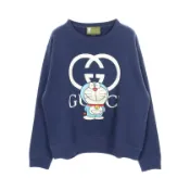 【DOKODEMO】【二手】Gucci GUCCI x Doraemon 聯名款衛衣 626990 海軍藍 純棉 x Doraemon 男士衛衣 二手 A