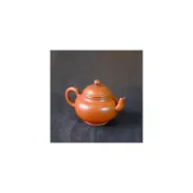 (店+)小煤窯早期朱泥全手刻繪精品小品宜興正品紫砂壺文玩古董收藏1入 -