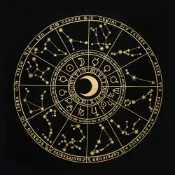 光之淨化 初學者塔羅布 日月星辰燙金符文塔羅布 墊子占星桌布絨布