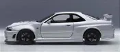 超跑RC工房-〈缺貨〉 1/18 AUTOart NISSAN GT-R R34 銀 nismo Z-TUNE 銀