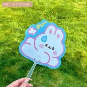 新品 活動~原創夏季卡通迷你手搖扇子可愛手持便攜隨身小扇子
