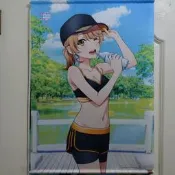 果青 果然我的青春戀愛喜劇搞錯了 一色伊呂波 B2掛軸 運動服ver.