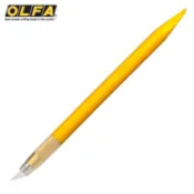 又敗家 日本OLFA專業筆刀等距刻線刀30°雕刻刀切割刀AK-5/5B(細緻菱格刻紋握把;含5片KB-5替刃;同216BSY)適模型公仔刻線工具【全館299超取免運】【APP下單點數4倍送】