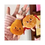 (店+)創意食物掛件 薯條漢堡掛件 鑰匙扣 鑰匙圈 吊飾 包包掛件 創意仿真食物鑰匙扣 背包鑰匙扣 小禮物