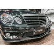 Kc 汽車部品 賓士 BENZ w211 [G款] 前下巴 碳纖維 E250 E280 E350 E63