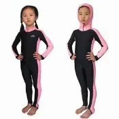緹娜嚴選 tinaestore 【連體泳衣褲套裝-無帽兒童款-1套/組】潛水水母衣 防曬防水母 潛水服游泳衣 男女兒童款 彈性沙灘衣浮潛衣服-76005