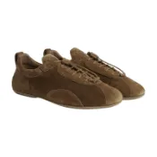 【BreezeOnline 微風精品線上】dunhill Davies麂皮運動鞋(金棕色)