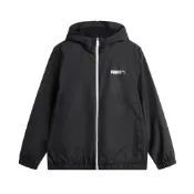 (店+)【PUMA】691346-01 PUMA彪馬 ESSWINDBREAKER NO. 2 LOGO運動休閒連帽長袖夾克外套 男女同款 黑色
