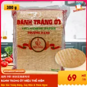 越南春捲皮 - 炸春捲皮 - BÁNH TRÁNG ỚT