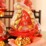 RYF潮汕拜拜壽桃模具裝米裝糖仙桃塔米頭白糖塔喜慶客廳擺件