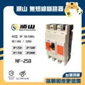 順山 NF250-HS型 3P 無熔絲開關 無熔線斷路器 3P 125A 150A 175A