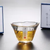 協貿國際日用品生活館 純手工錘紋茶杯日式金箔線紋主人杯水杯酒杯加厚斗笠杯功夫杯單杯