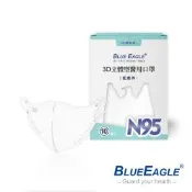 藍鷹牌 雲朵白 N95兒童水針布3D立體醫用口罩 10片x1盒
