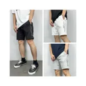 (店+)【TOMMY HILFIGER】電繡經典字母國旗 短褲 棉褲 休閒短褲