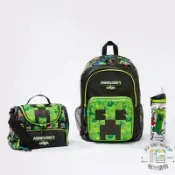 smiggle 現貨 禮物  正版 ⛏️ 我的世界   Minecraft 麥塊 澳洲 書包 大容量 背包 休閒包 雙肩